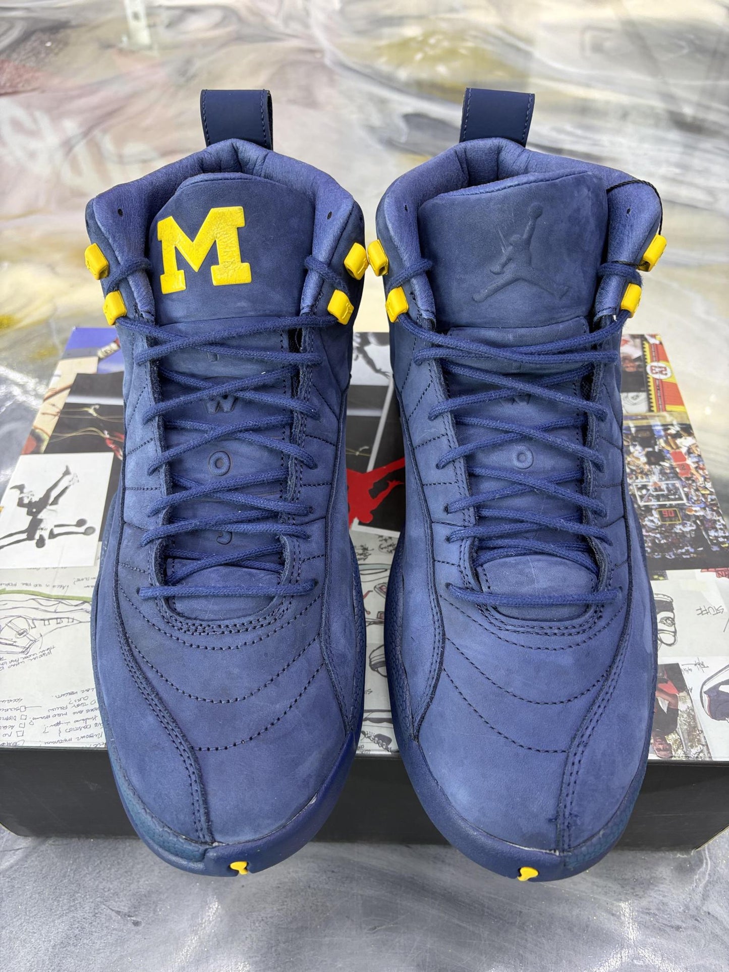 Jordan 12 "Michigan" Used Size 12