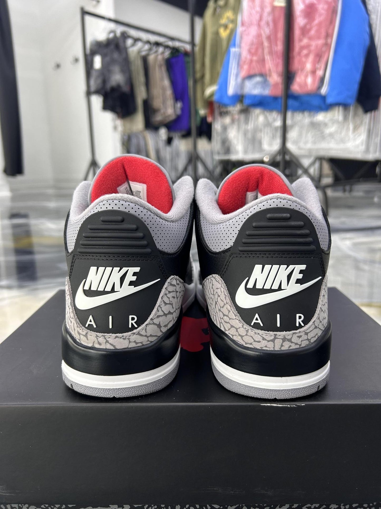Jordan 3 "Black Cement" Used Size 10