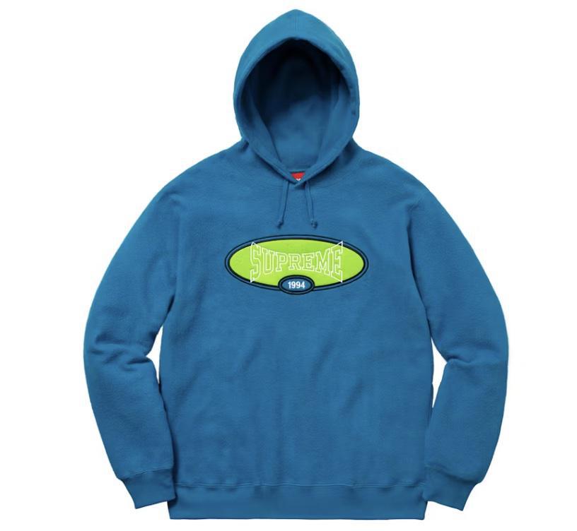 Supreme Reverse Fleece Hoodie "Dark Aqua"