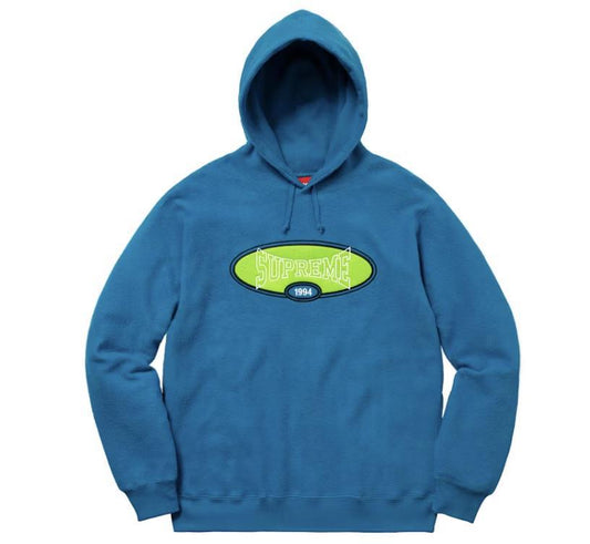 Supreme Reverse Fleece Hoodie "Dark Aqua"