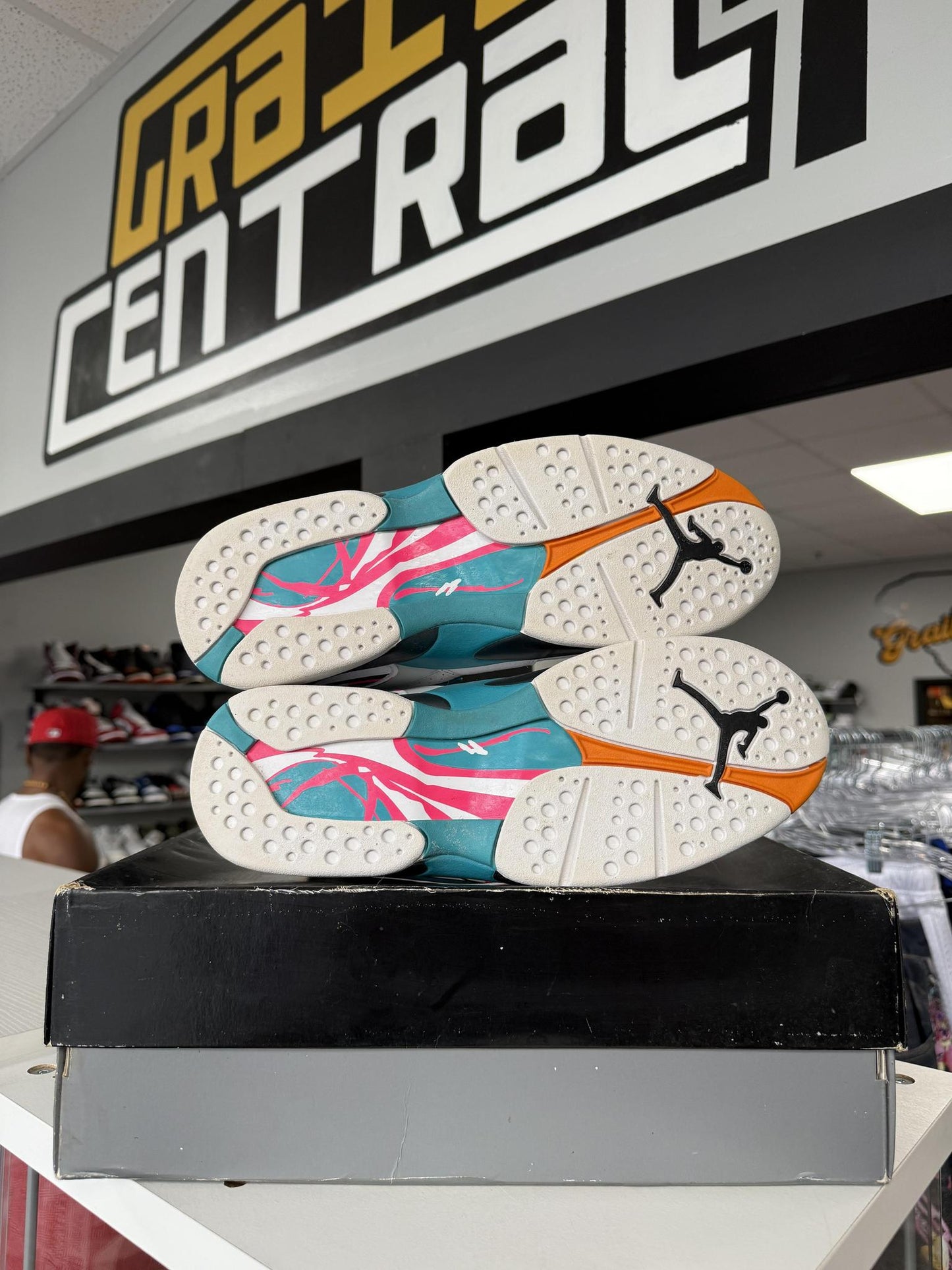 Jordan 8 "South Beach" Used Size 10.5