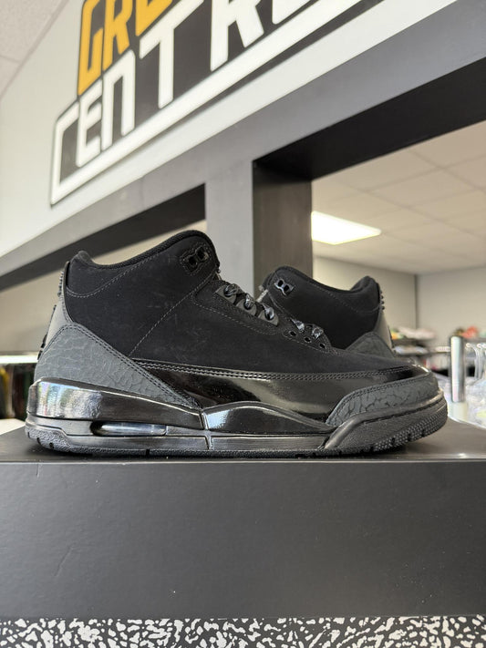 Jordan 3 "Black Cat" Used Size 8