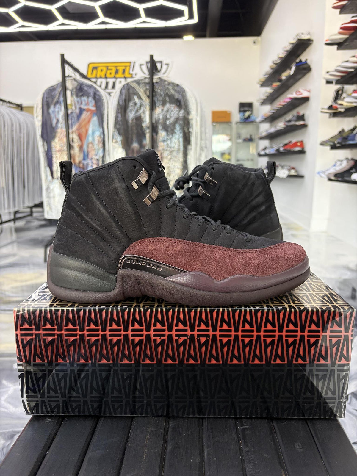 Jordan 12 A Ma Maniére "Black" Size 11W/9.5M