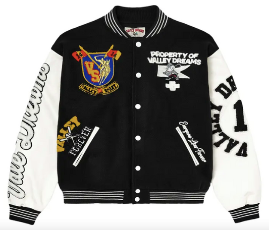 Vale Alumni Varsity Jacket "Black"