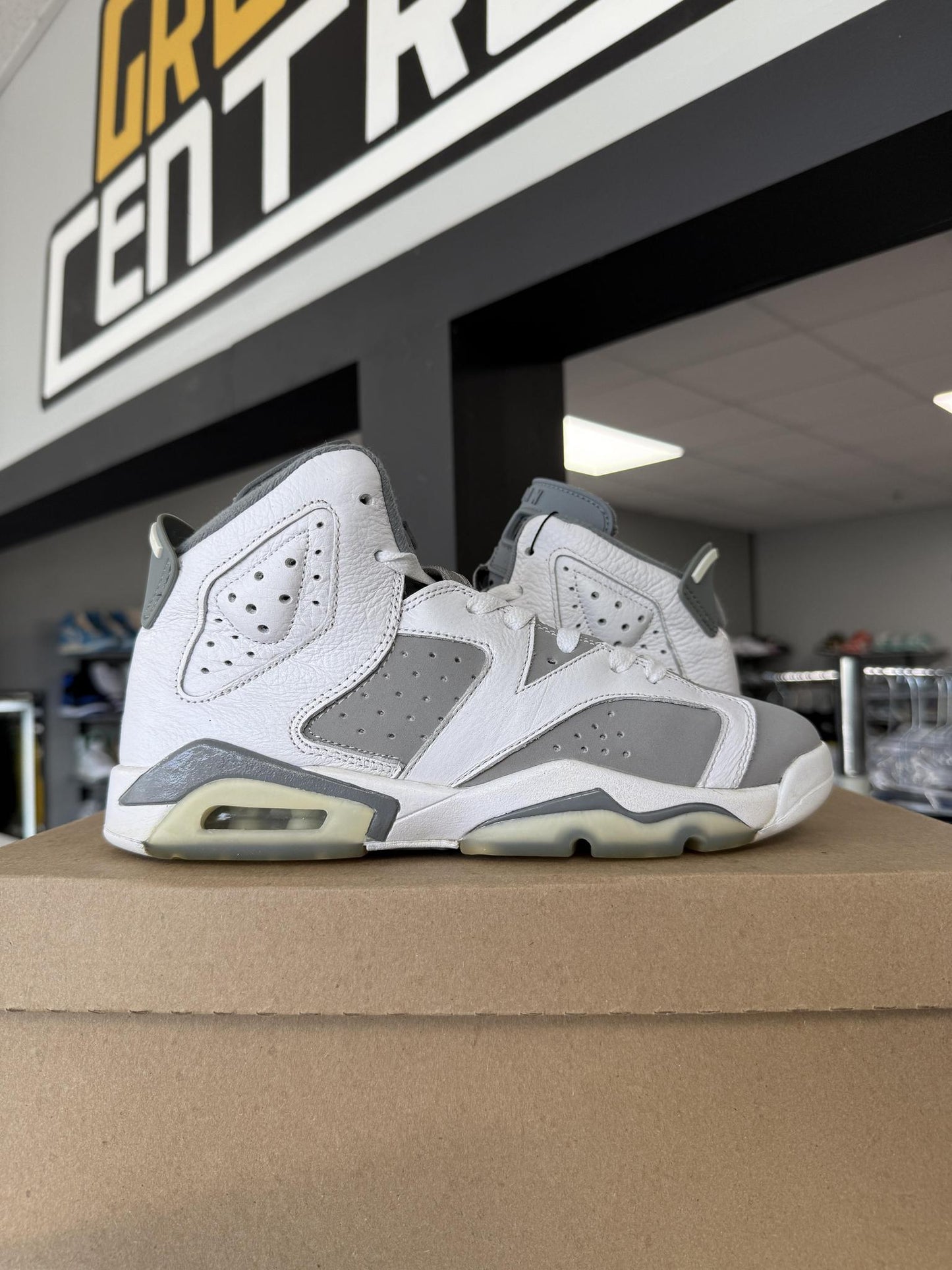 Jordan 6 "Cool Grey" Used Size 6Y/7.5W