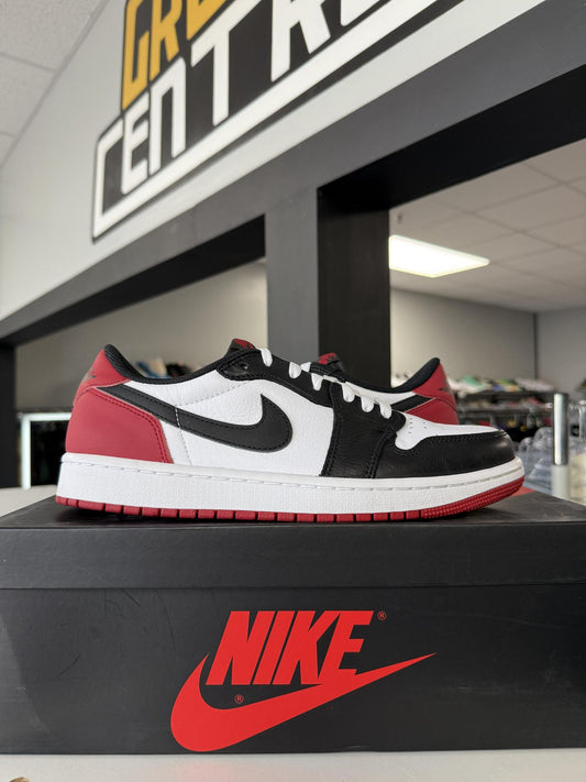 Jordan 1 Low "Black Toe" Used Size 9.5