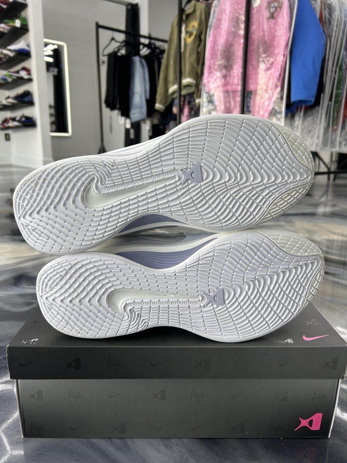 Aja Wilson White "Summit" Used Size 13