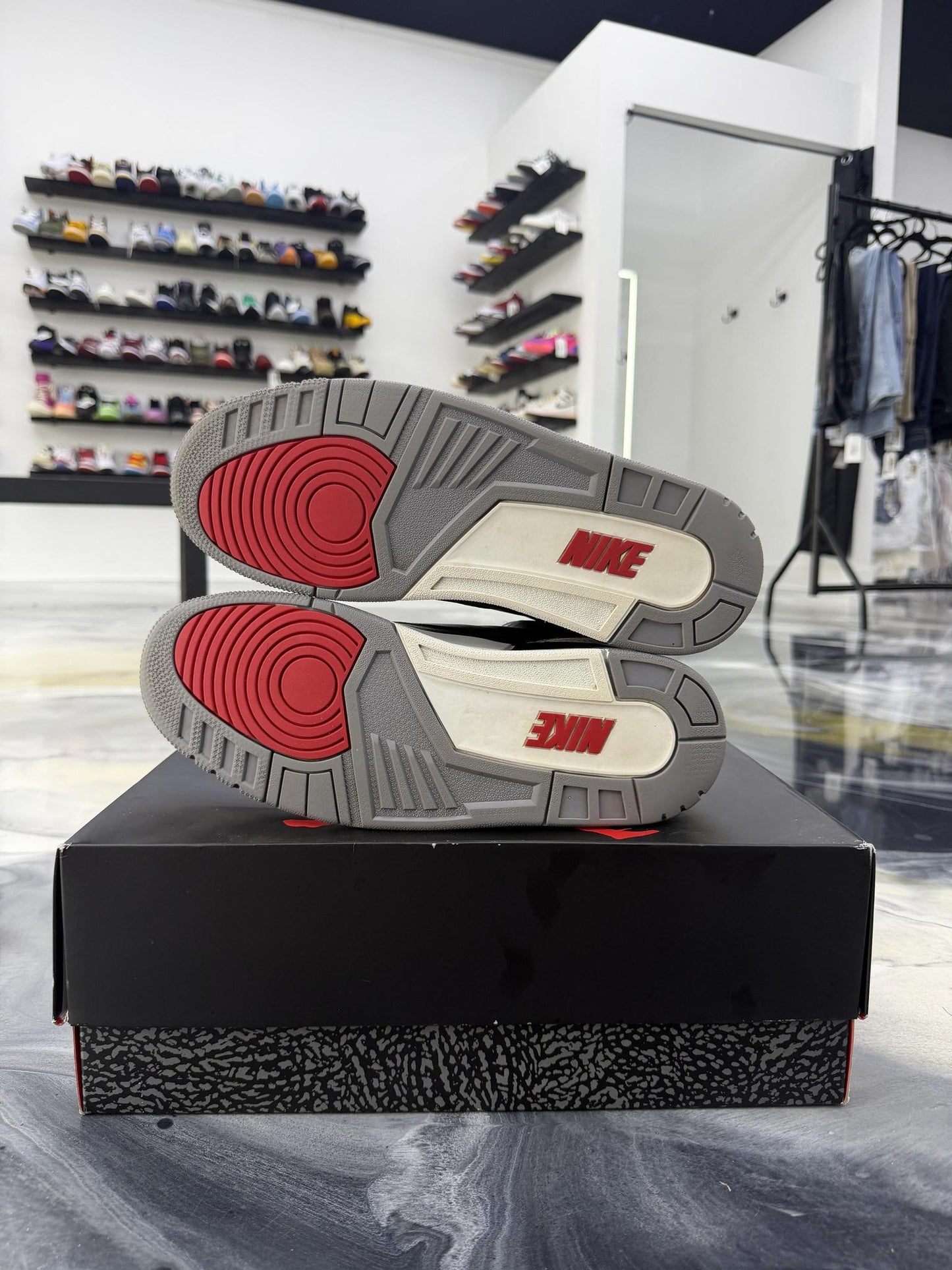 Jordan 3 "Black Cement" Used Size 13
