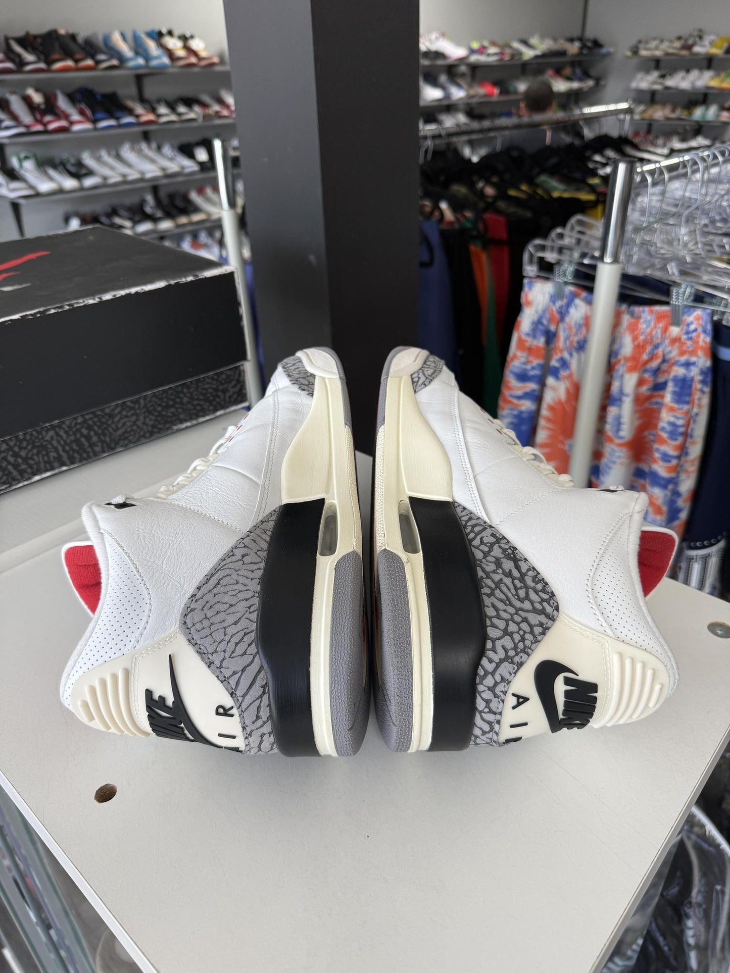 Jordan 3 "White Cement Reimagined" Used Size 13