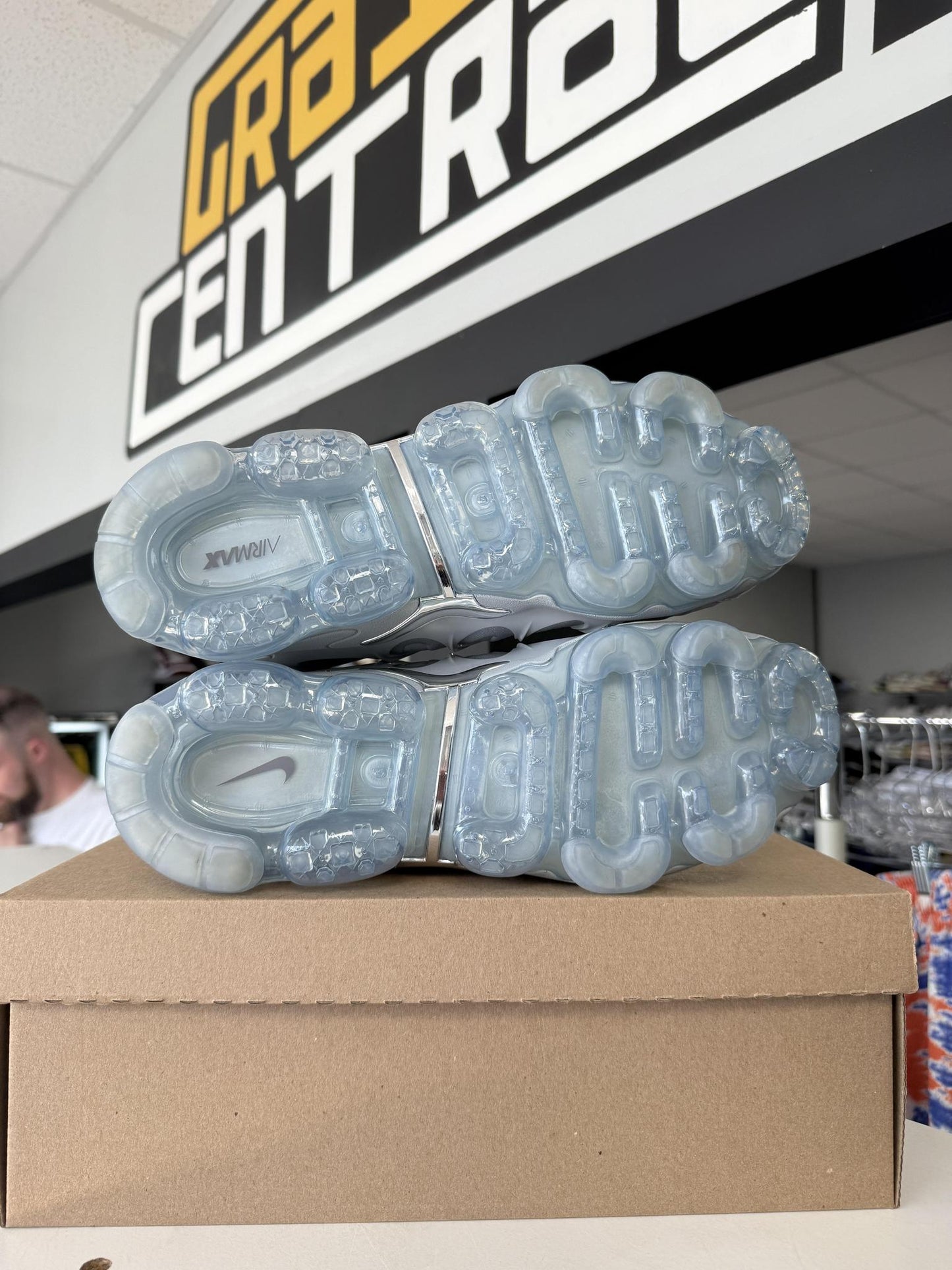 Vapormax Plus "Grey Chrome" Used Size 10.5