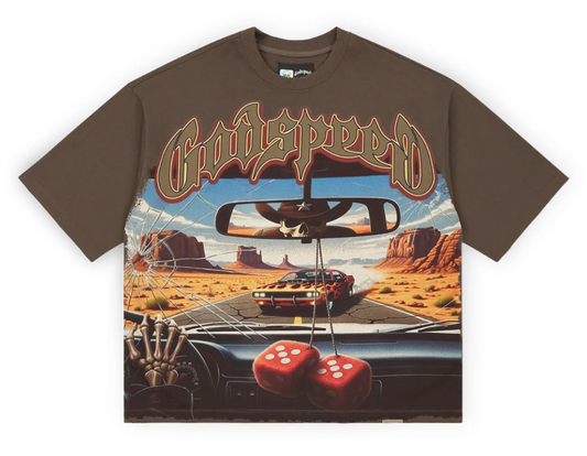 Godspeed On The Run Tee "Brown"