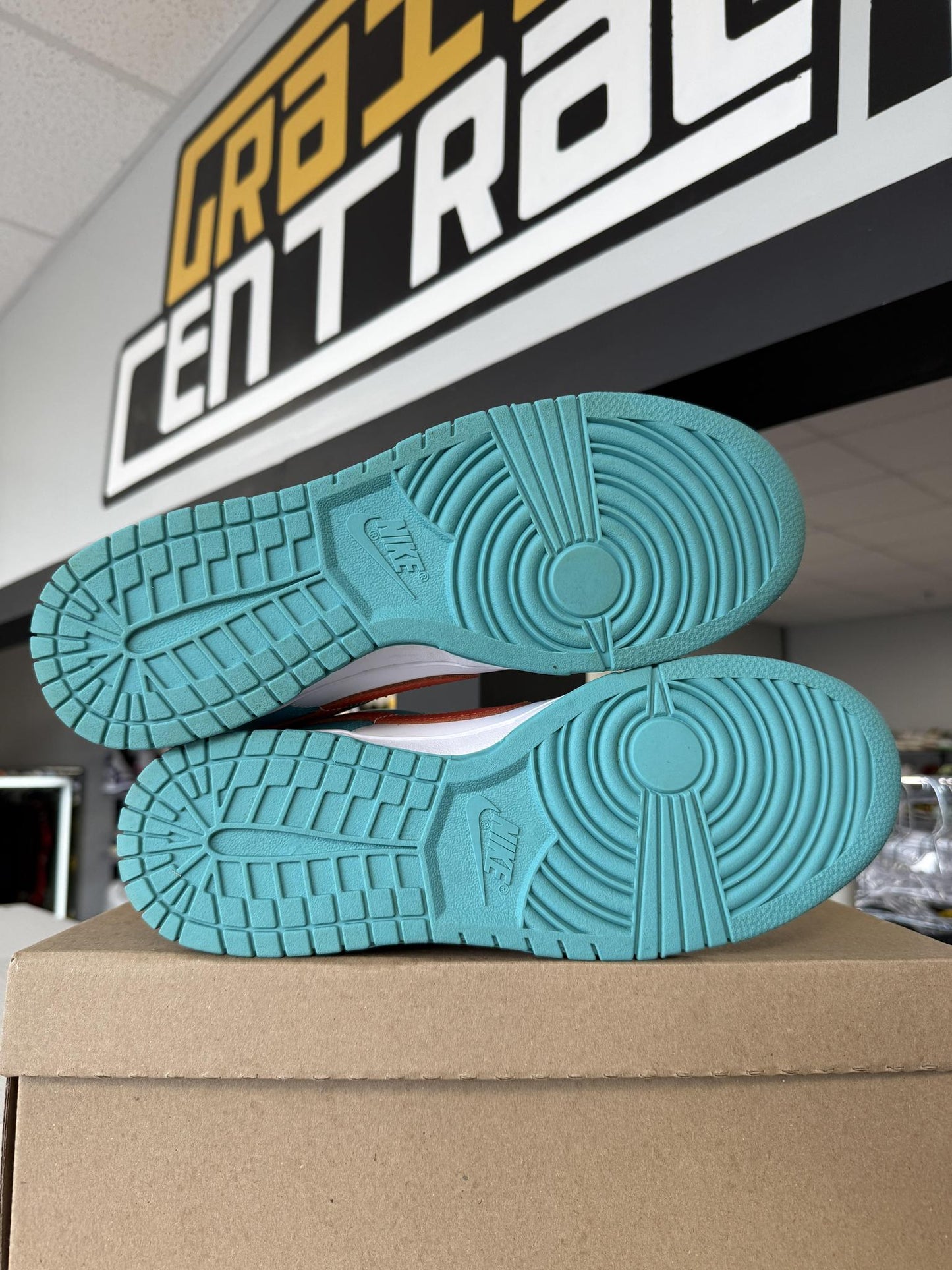 Nike Dunk Low "Dolphins" Used Size 10.5