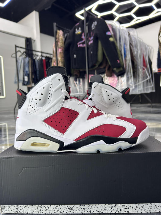 Jordan 6 "Carmine" Used Size 12