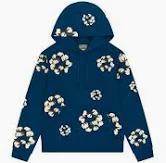 Denim Tears x CPFM Cactus Tears Wreath Hoodie "Navy"