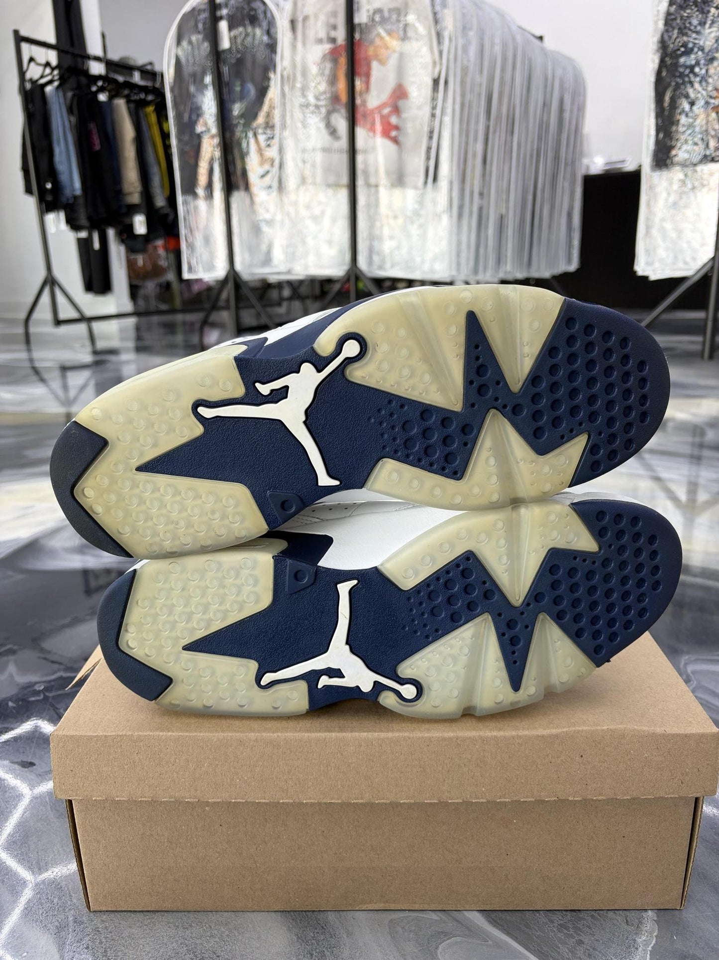 Jordan 6 "Midnight Navy" Used Size 12