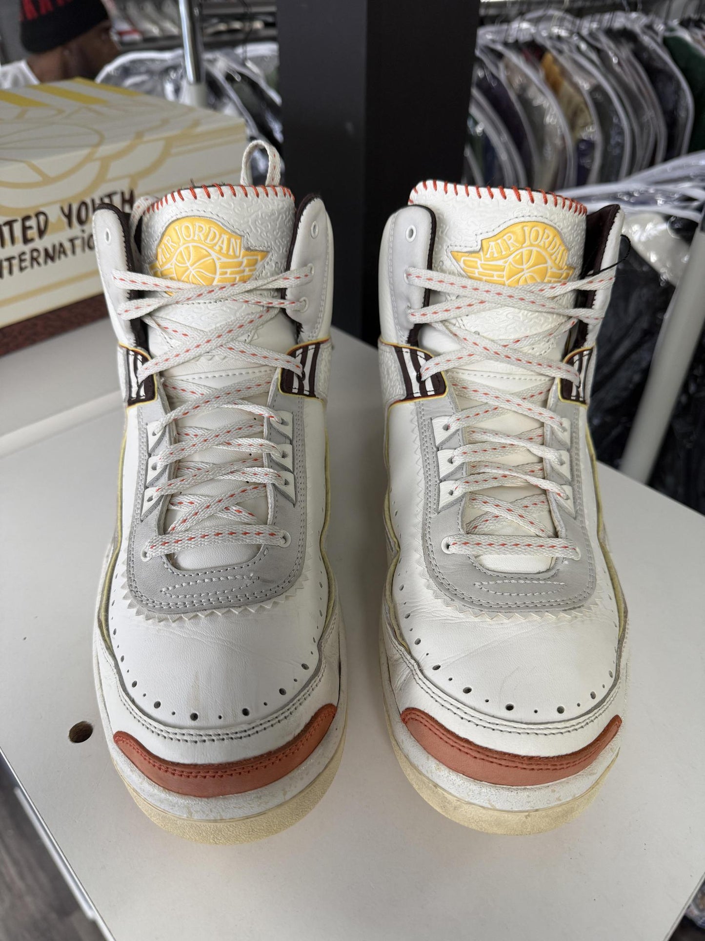 Jordan 2 x Maison Chateau Rouge "United Youth International" Used Size 13
