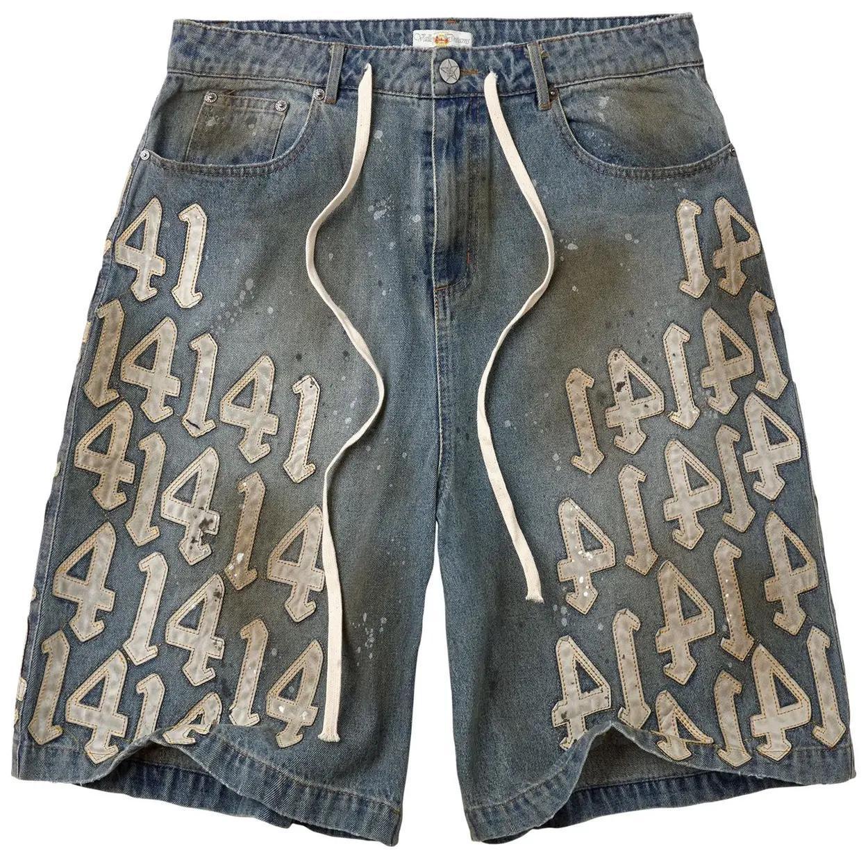 Vale Charm Jean Shorts "Light Wash White"