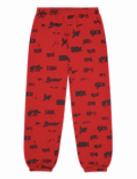 Sp5der Aop Sweatsuit "Red"