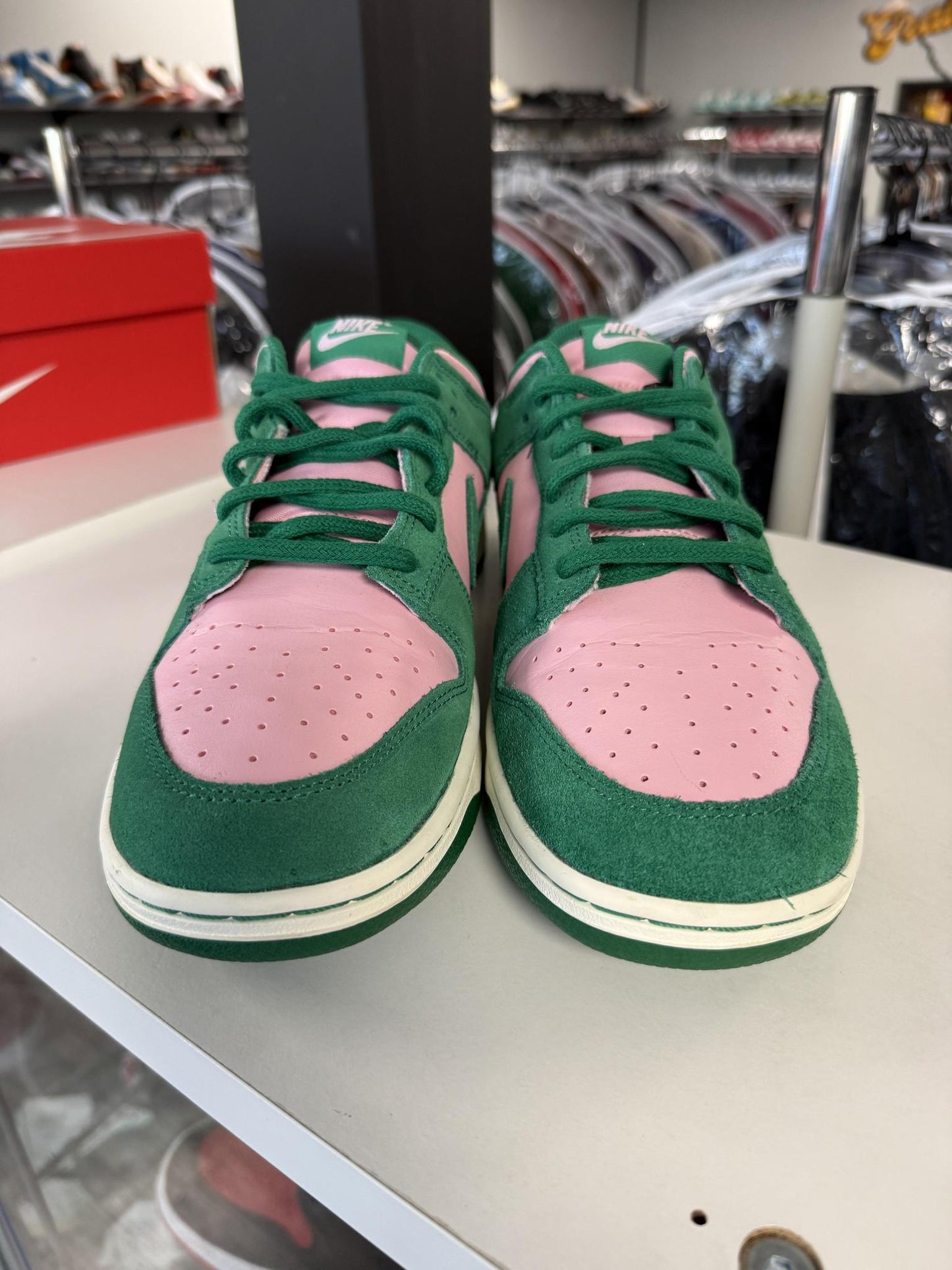 Nike Dunk Low "Soft Pink/Malachite" Used Size 11