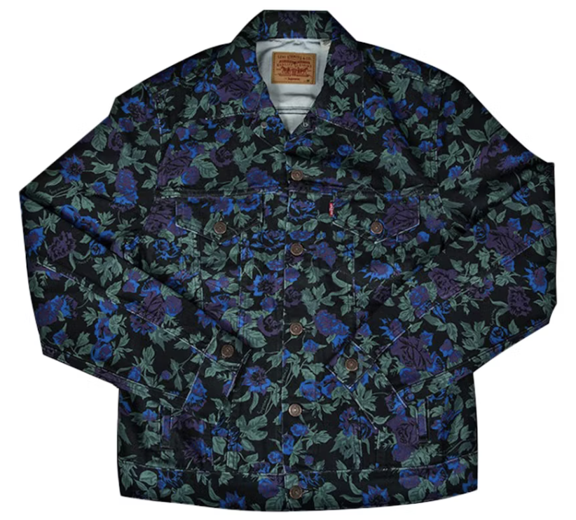Supreme Levis Roses Trucker Jacket