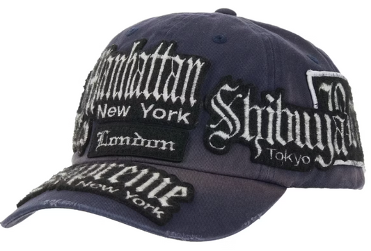 Supreme City Patches 6 Panel Hat "Navy"