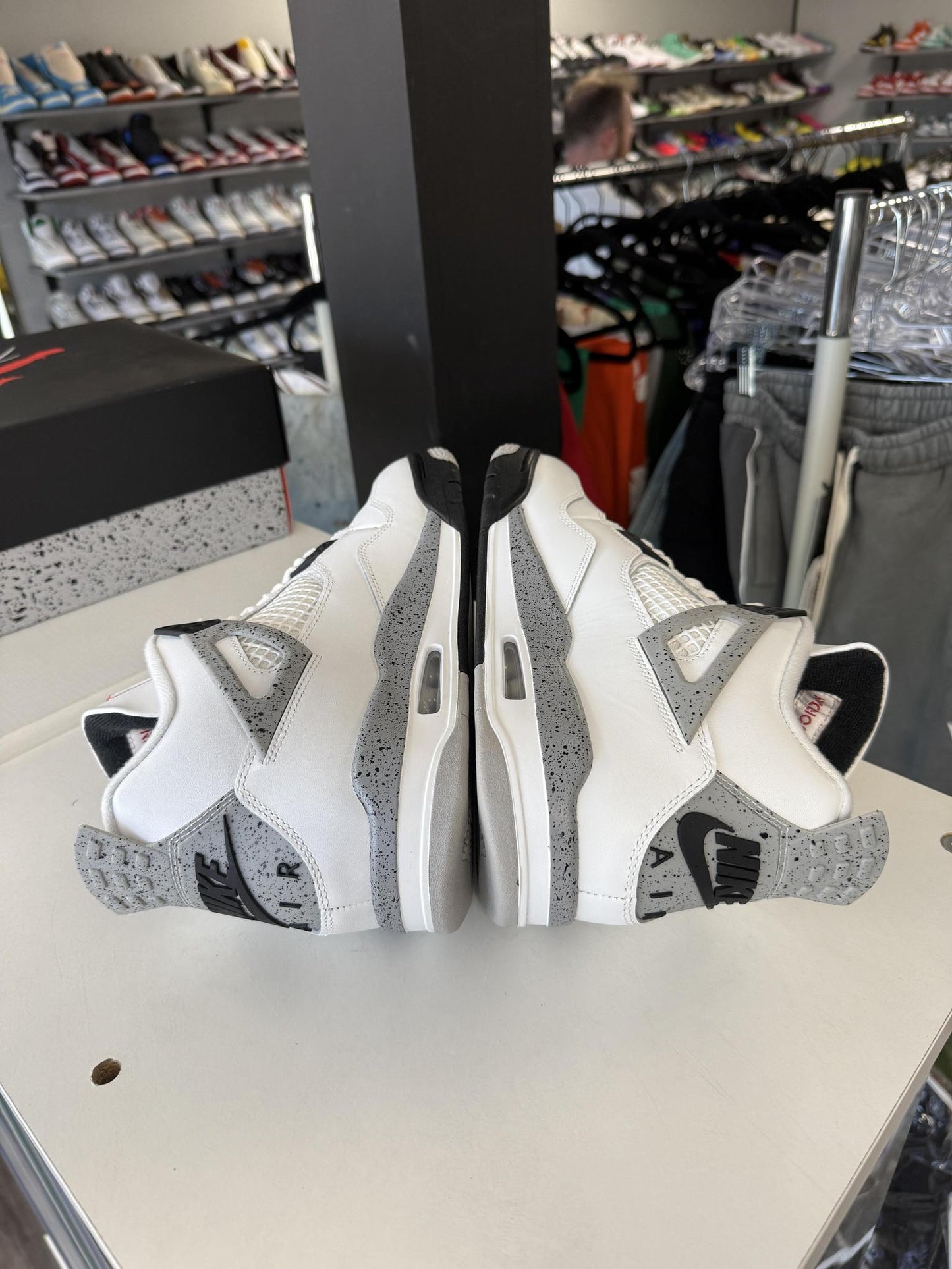 Jordan 4 "White Cement" Used Size 11