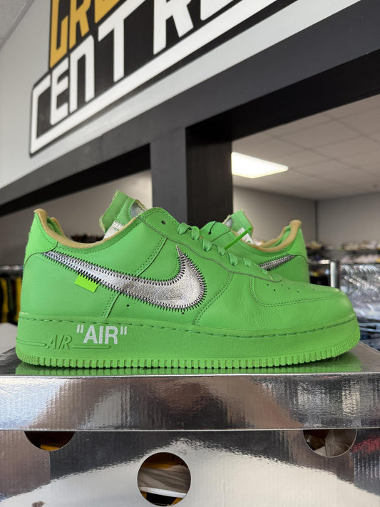 Nike Off White Air Force 1 "Green" Used Size 13