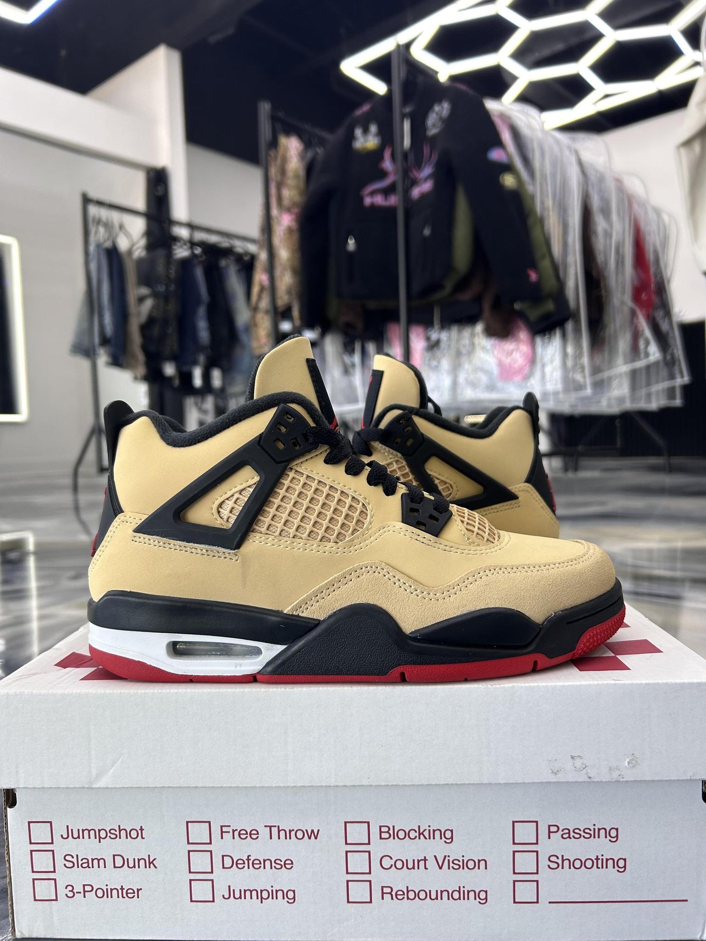 Jordan 4 "Pizza" Used 5.5Y/7W