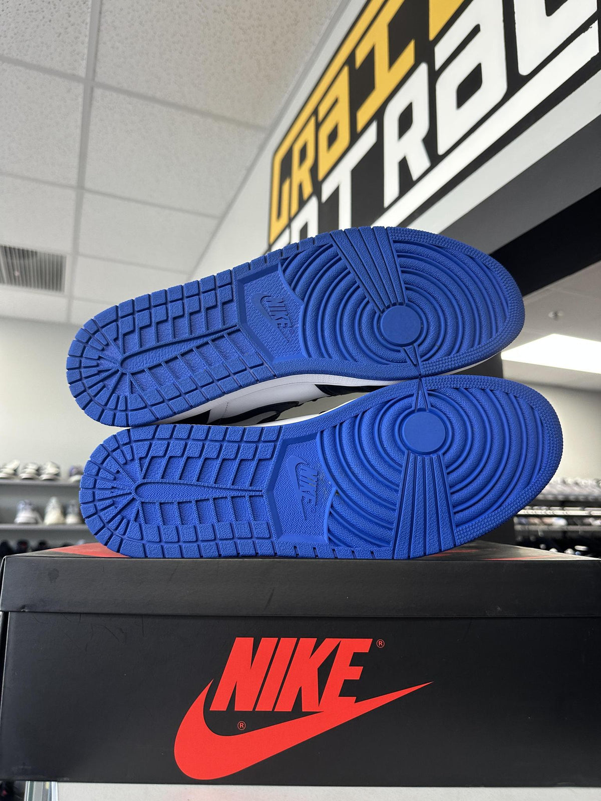 Jordan 1 "Royal Toe" Used Size 14
