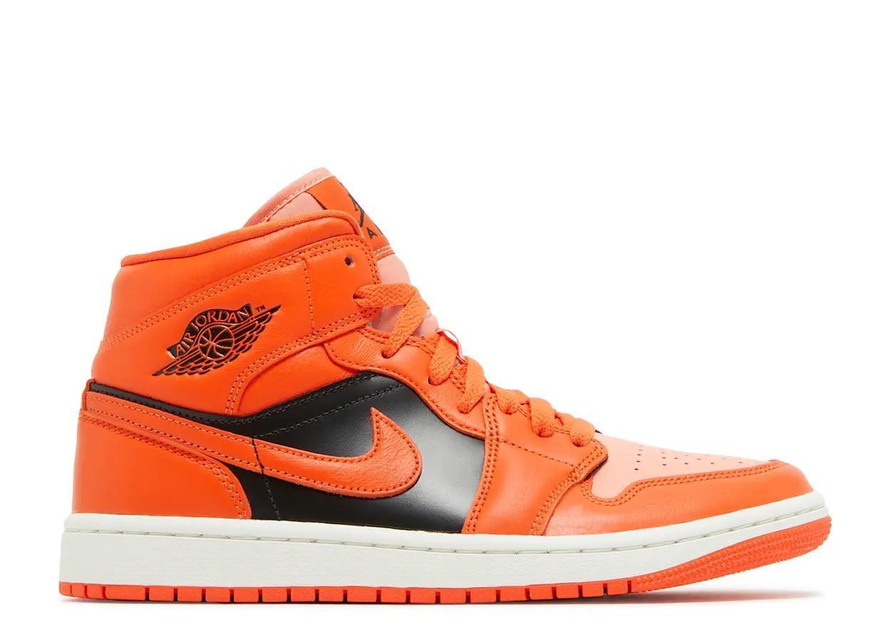 Jordan 1 Mid "Rush Orange"
