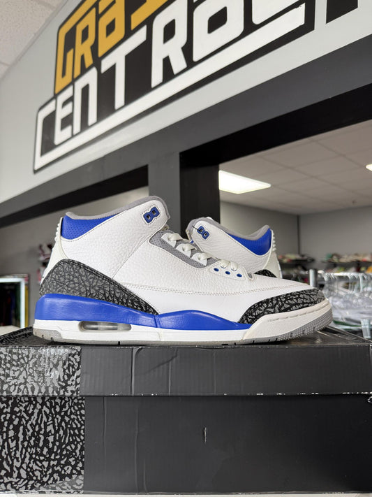 Jordan 3 "Racer Blue" Used Size 13