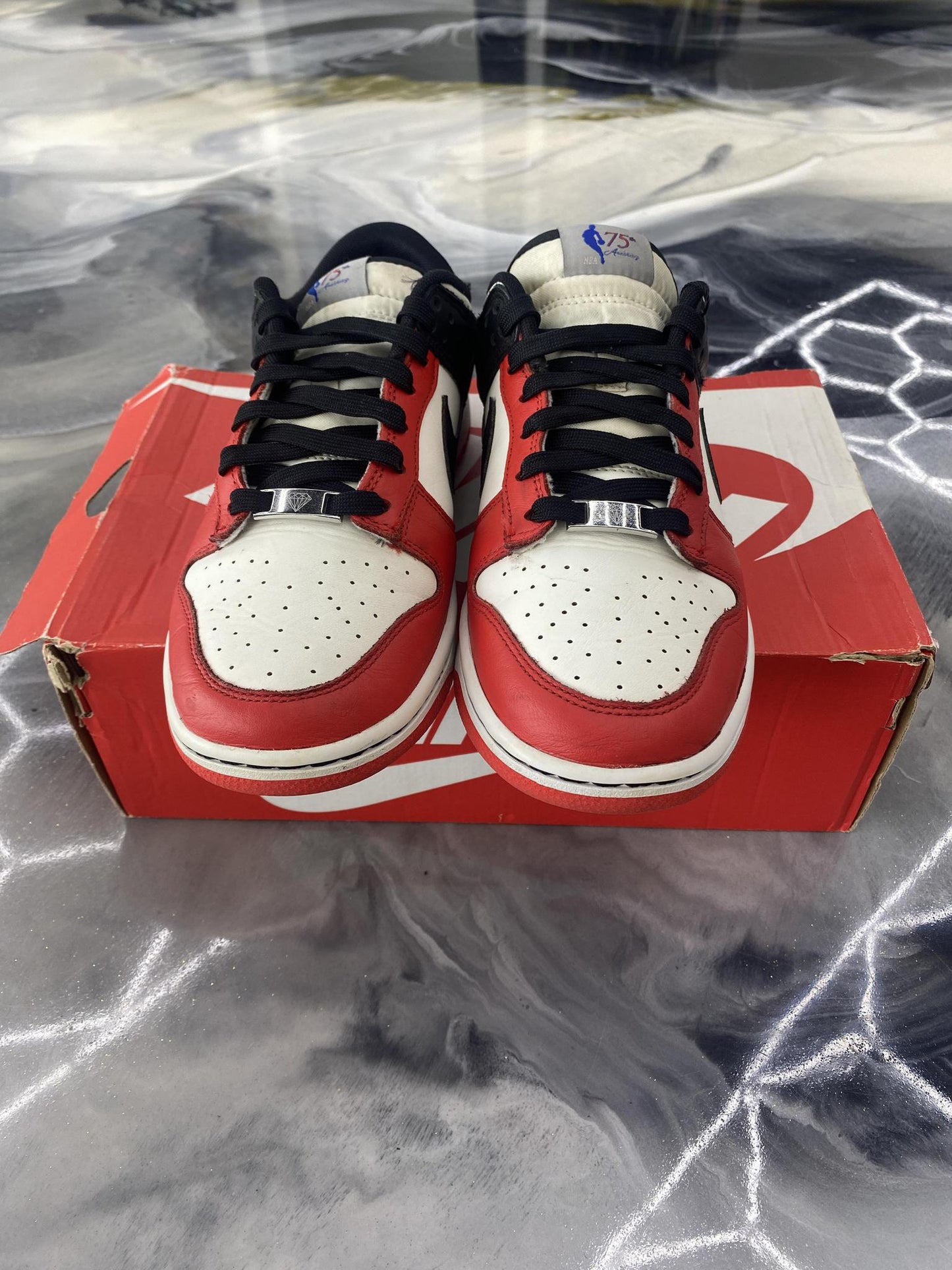 Nike Dunk Low "Chicago Split" Used Size 8