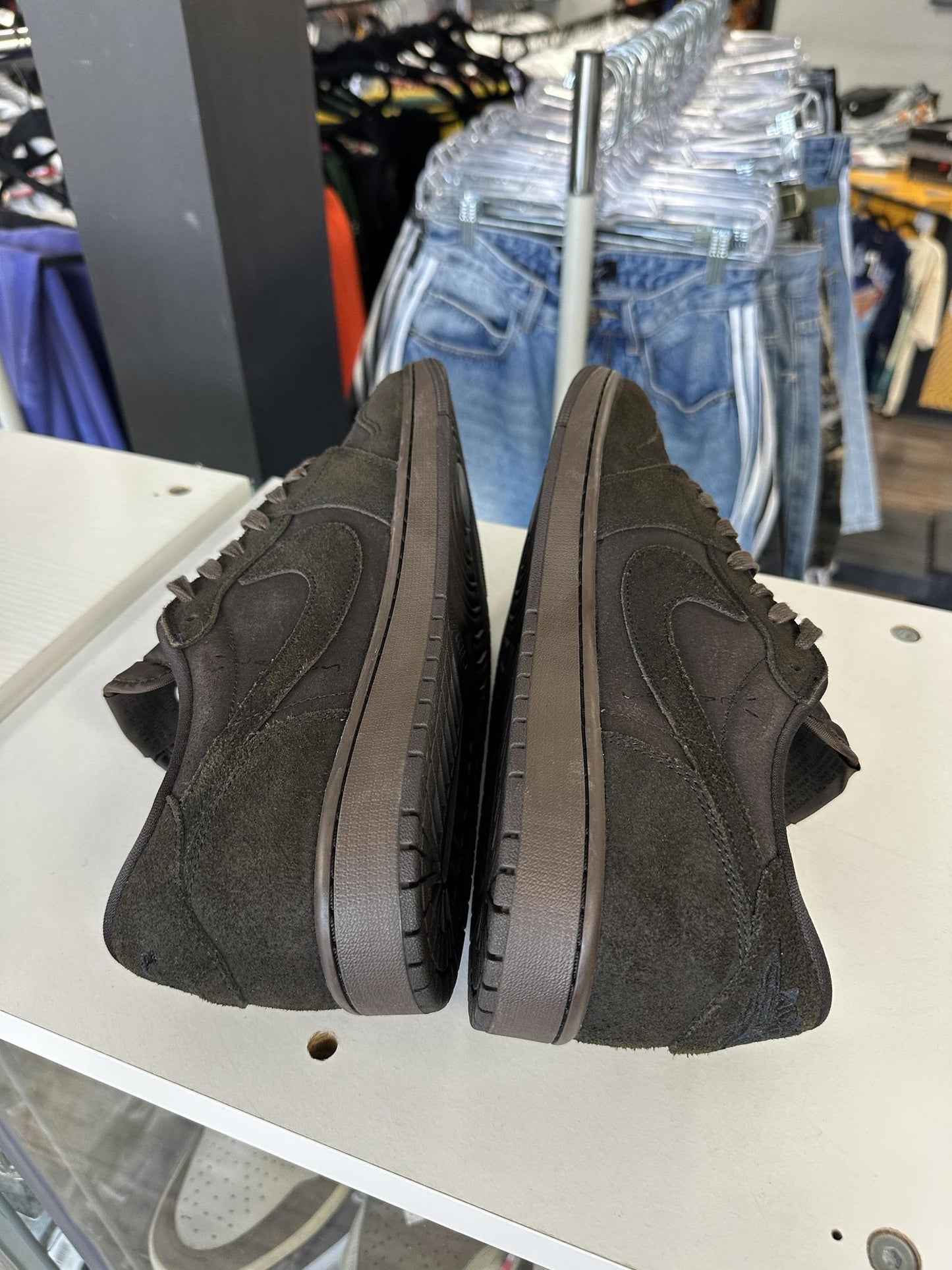 Jordan 1 Low Travis Scott "Velvet" Used Size 14