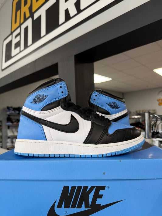 Jordan 1 "UNC Toe" Used Size 6Y/7.5W