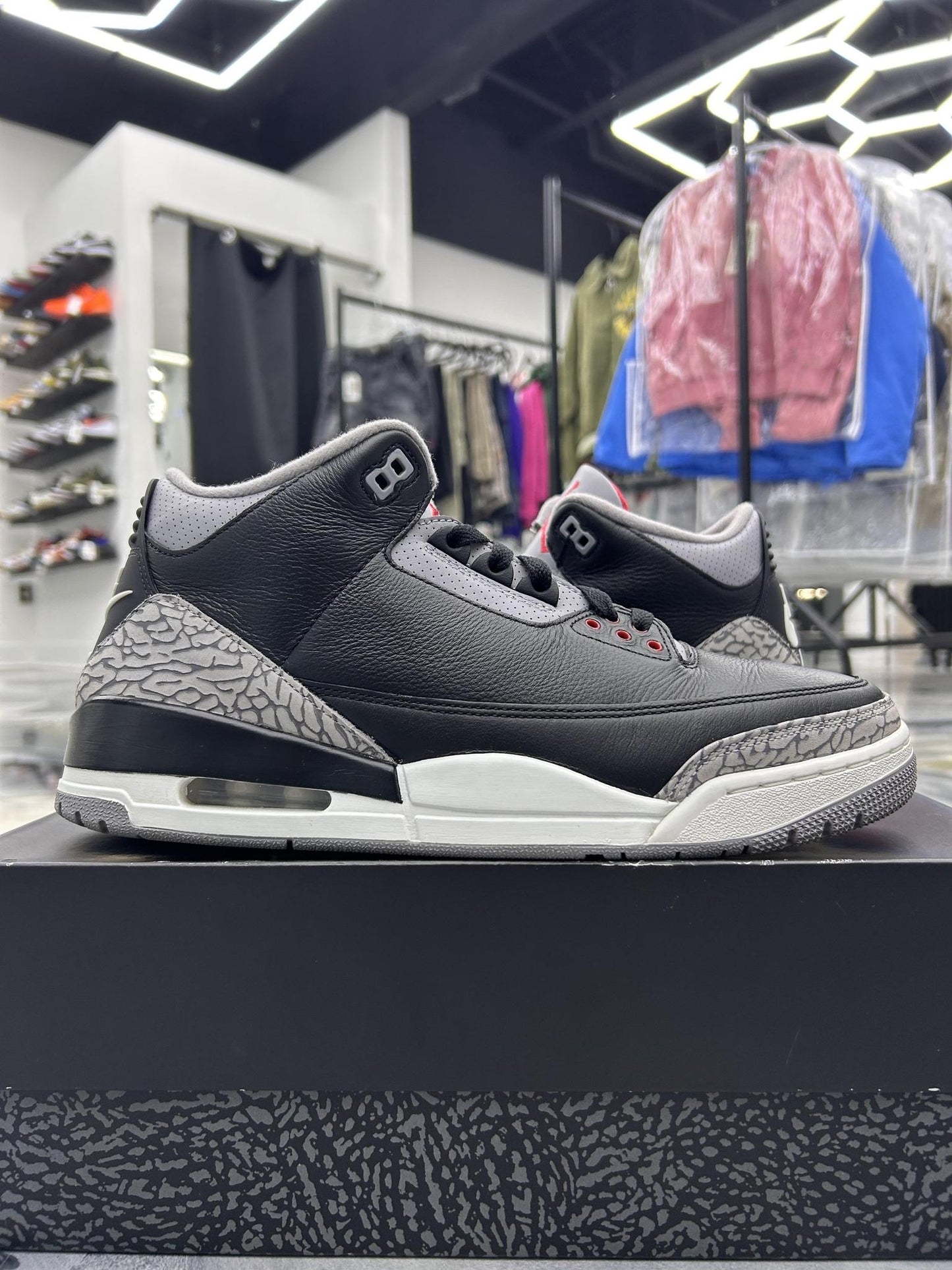 Jordan 3 "Black Cement" Used Size 12