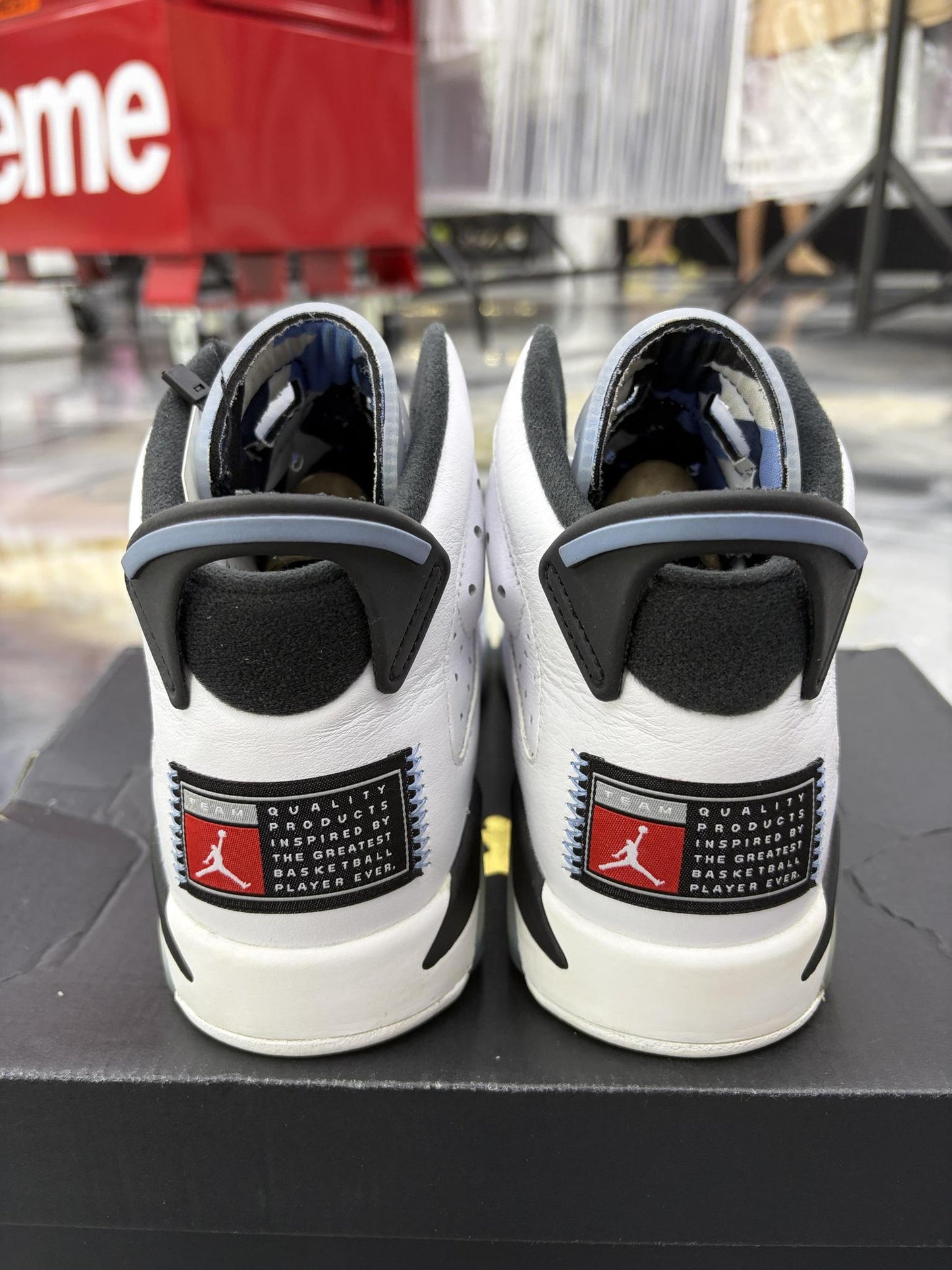 Jordan 6 "UNC" Used Size 6.5Y/8W