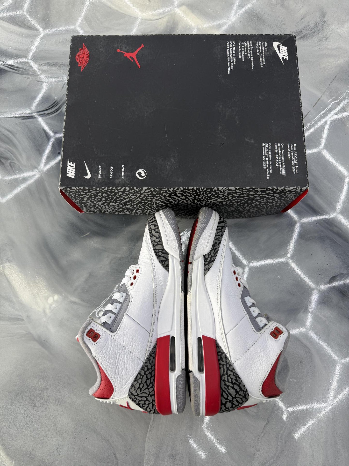 Jordan 3 "Fire Red" Used Size 6Y