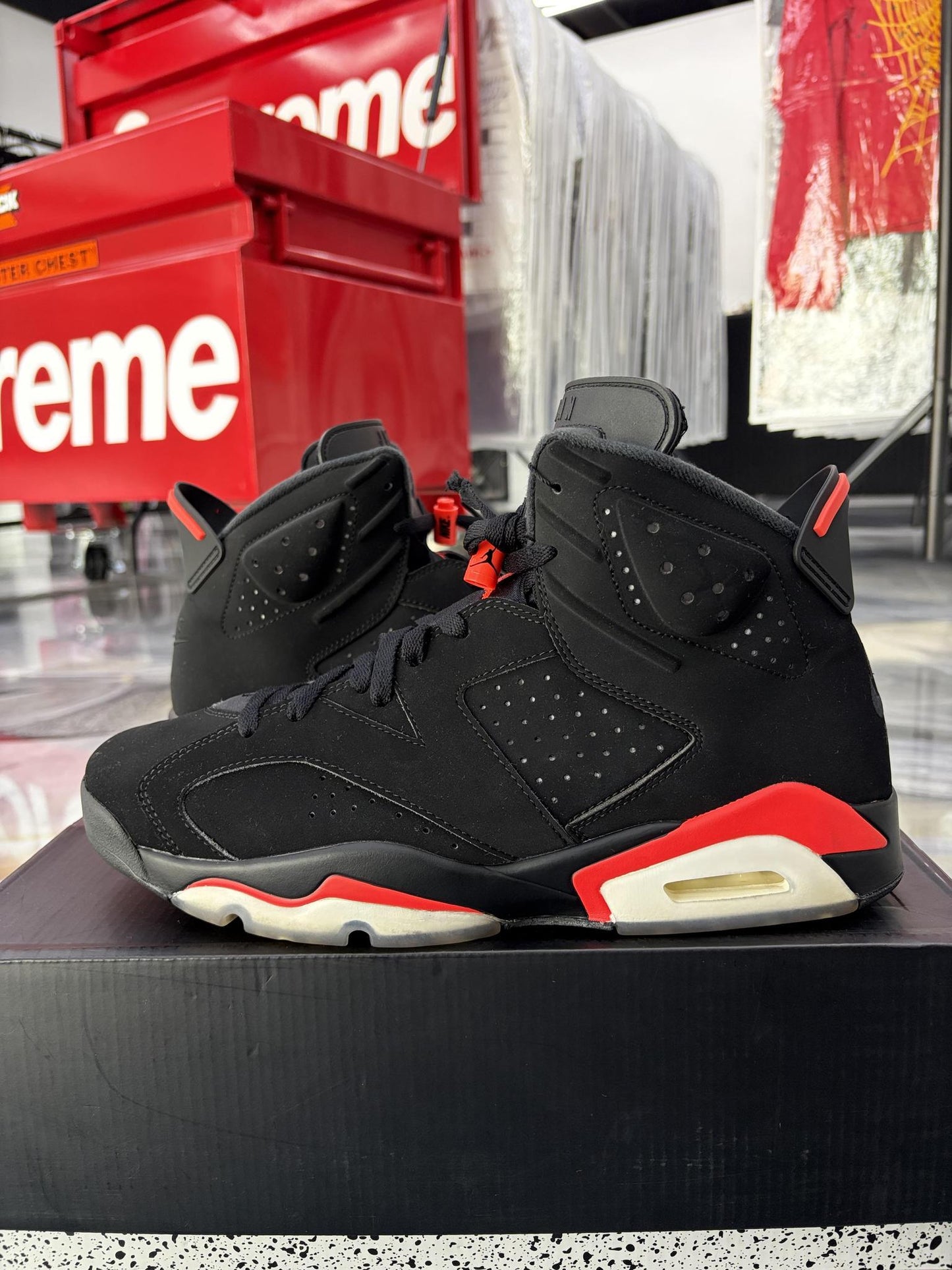 Jordan 6 "Black Infrared" Used Size 12