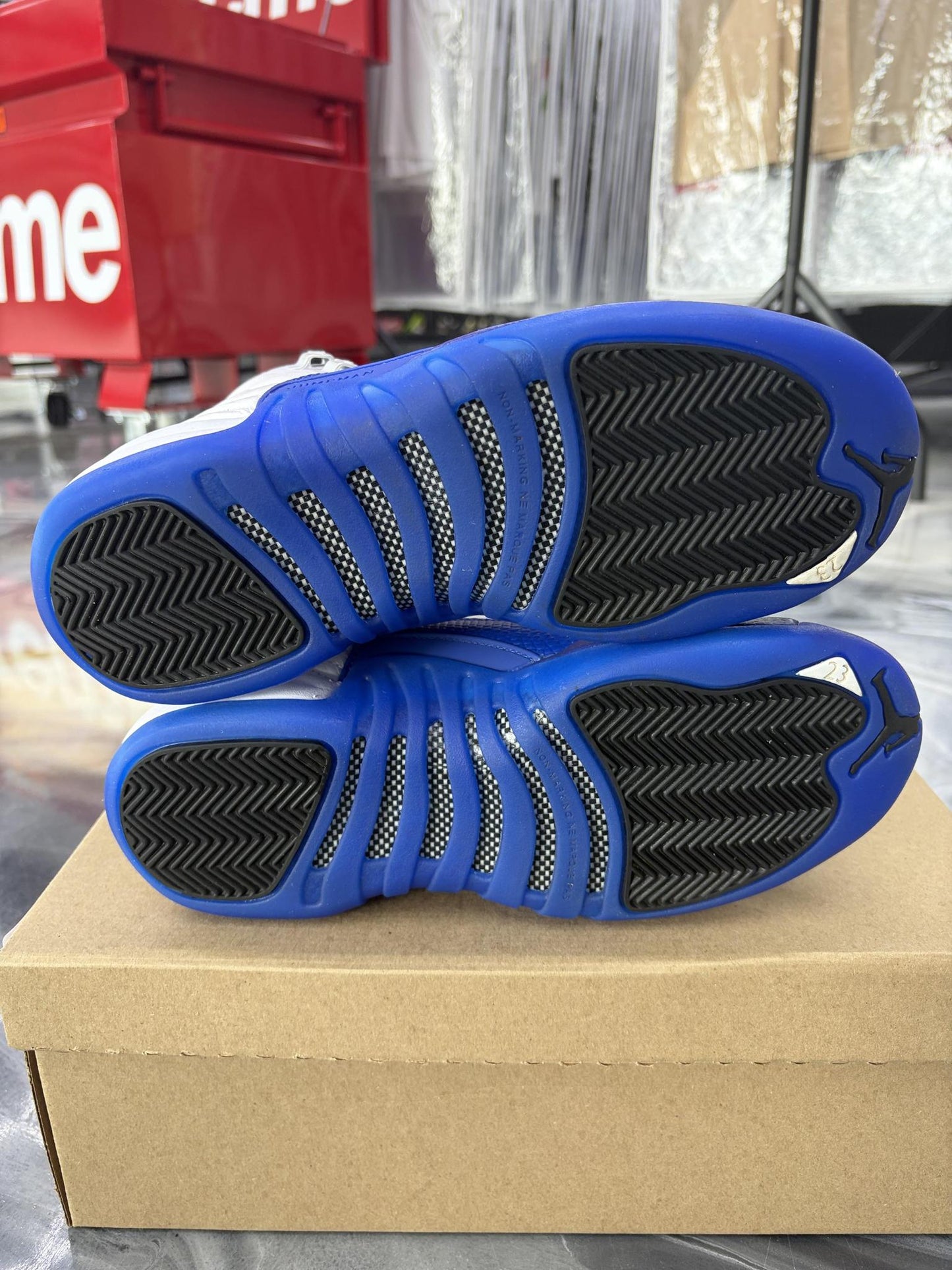 Jordan 12 "French Blue" Used Size 7Y/8.5W