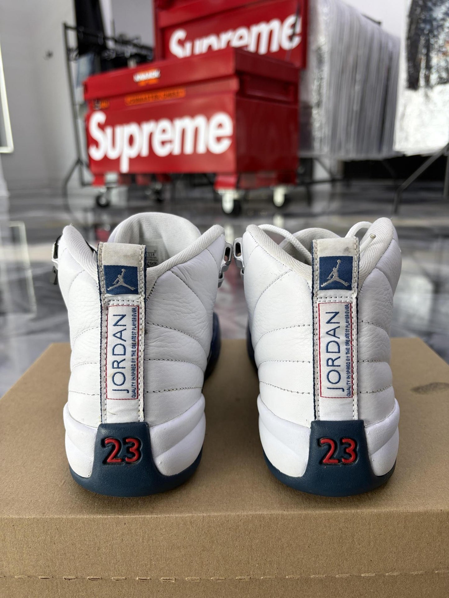 Jordan 12 "French Blue" Used Size 4.5Y/6W