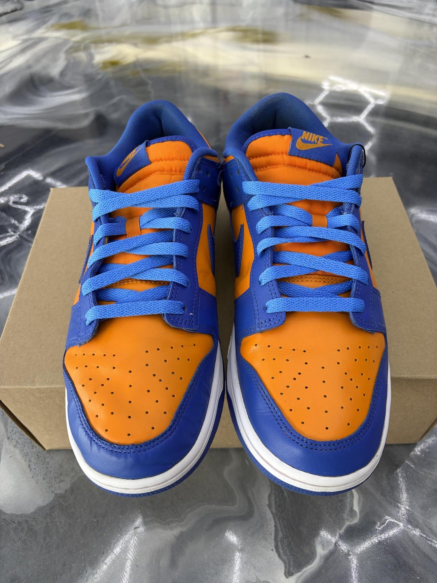 Nike Dunk Low "Knicks" Used Size 11.5