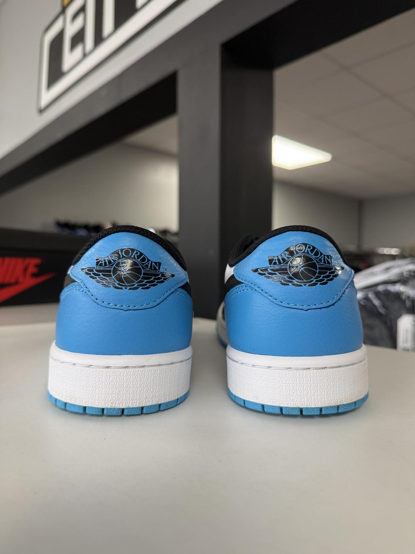 Jordan 1 Low "Powder Blue" Used Size 9.5