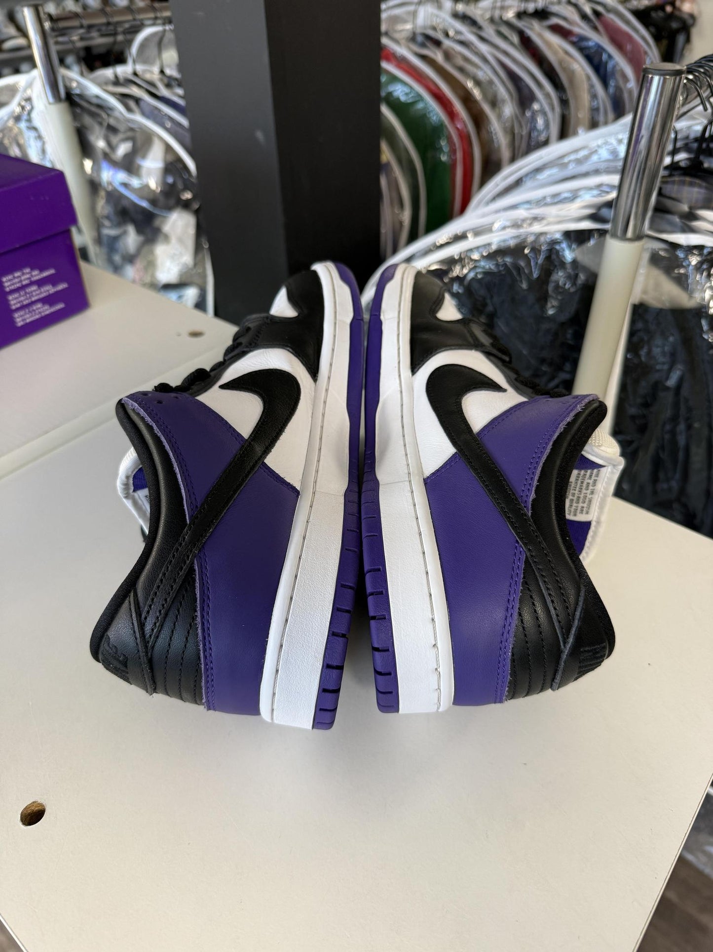 Nike SB Dunk Low Court Purple Used Size 11