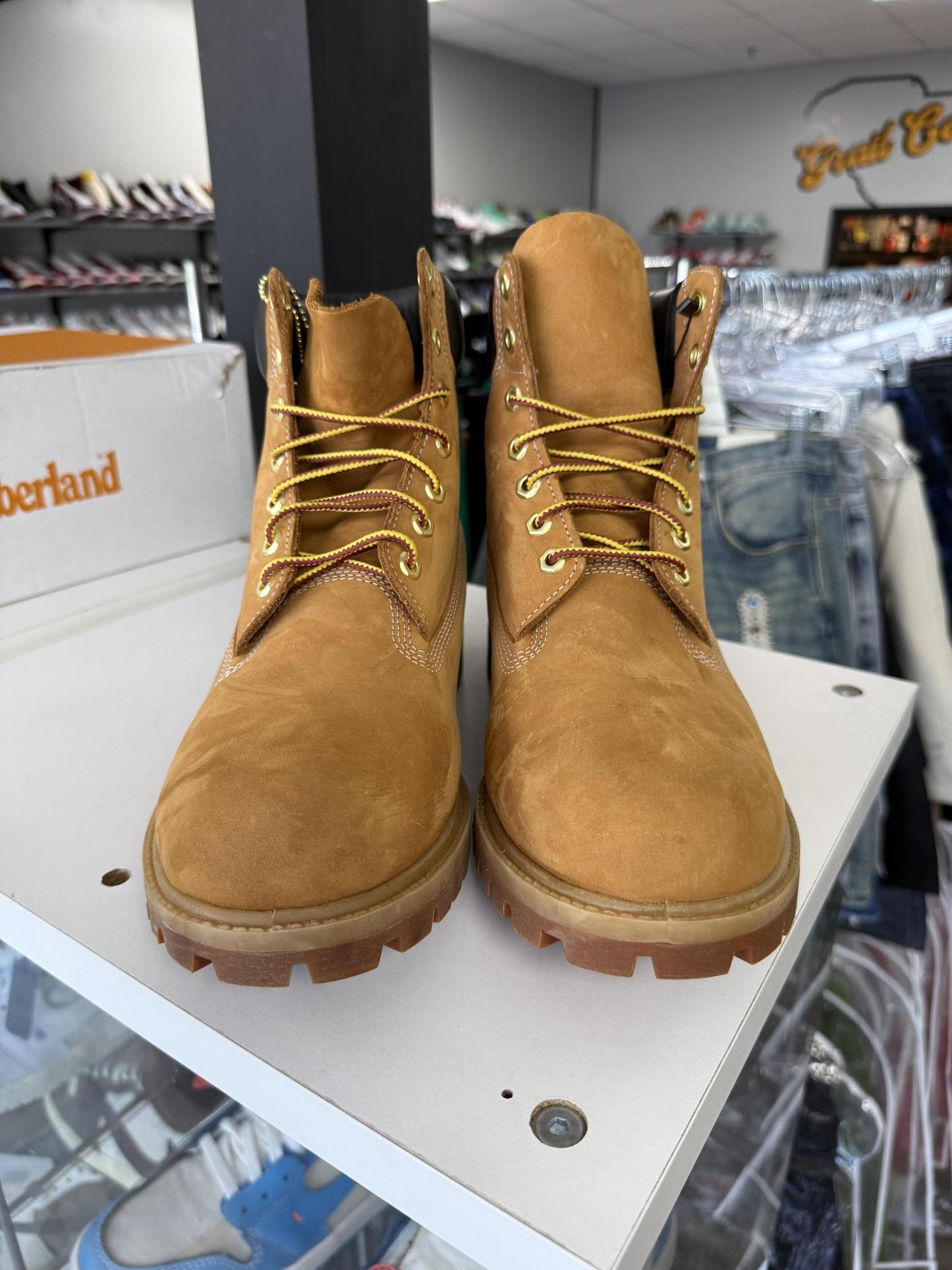Timberland Premium "Wheat" Boot Used Size 11