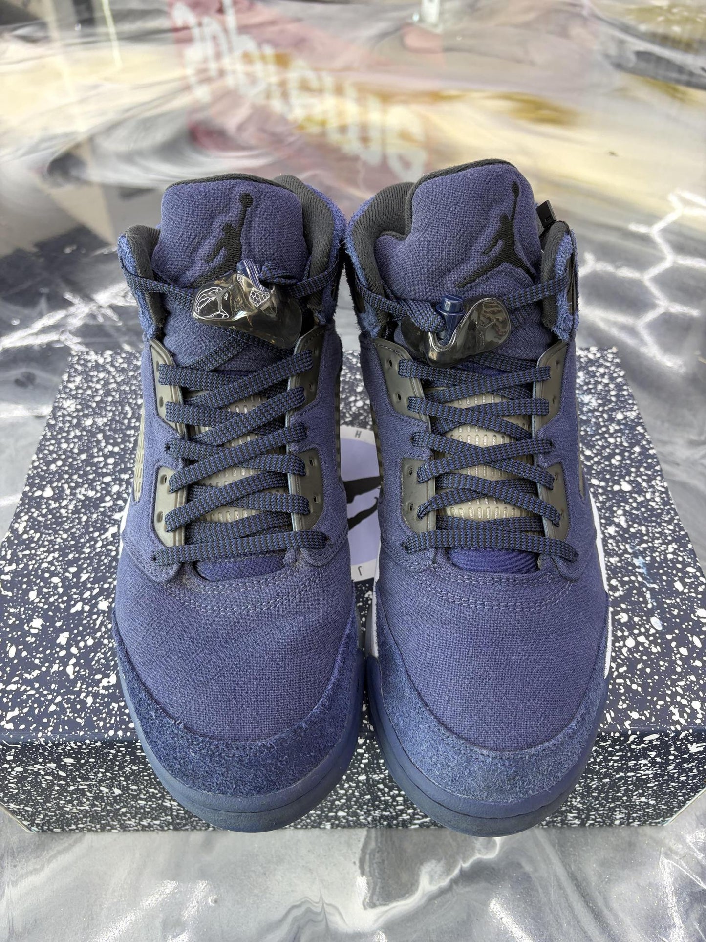 Jordan 5 "Midnight Navy" Used Size 9.5
