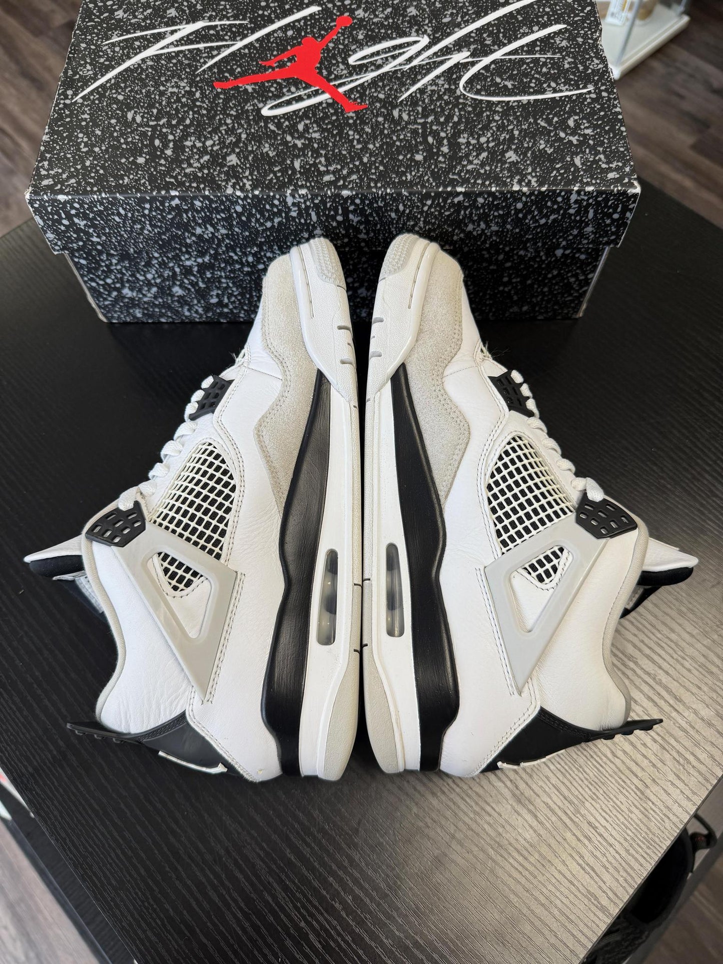 Jordan 4 Military Black Used Size 9
