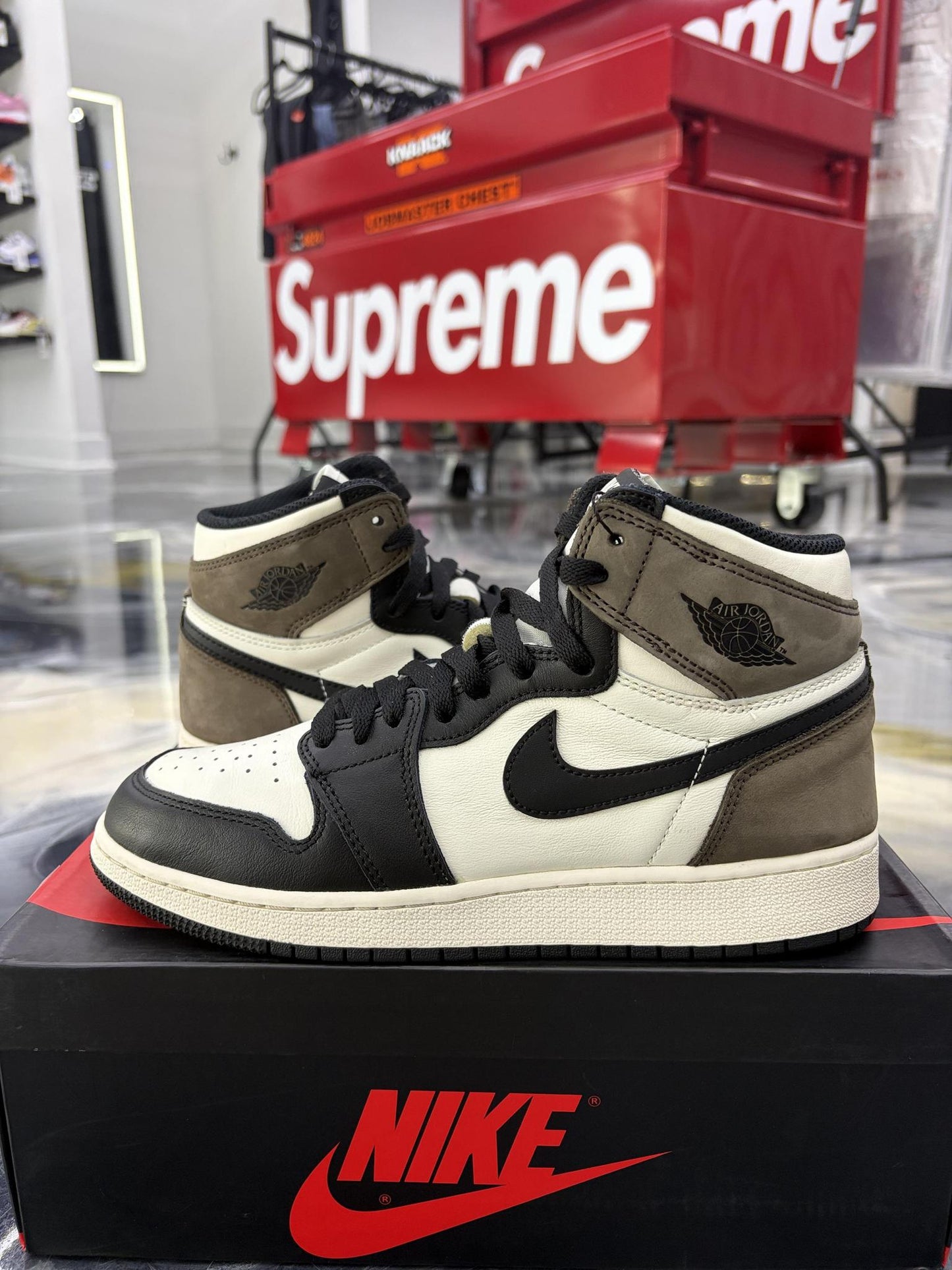 Jordan 1 High "Mocha" Used Size 6.5Y/8W