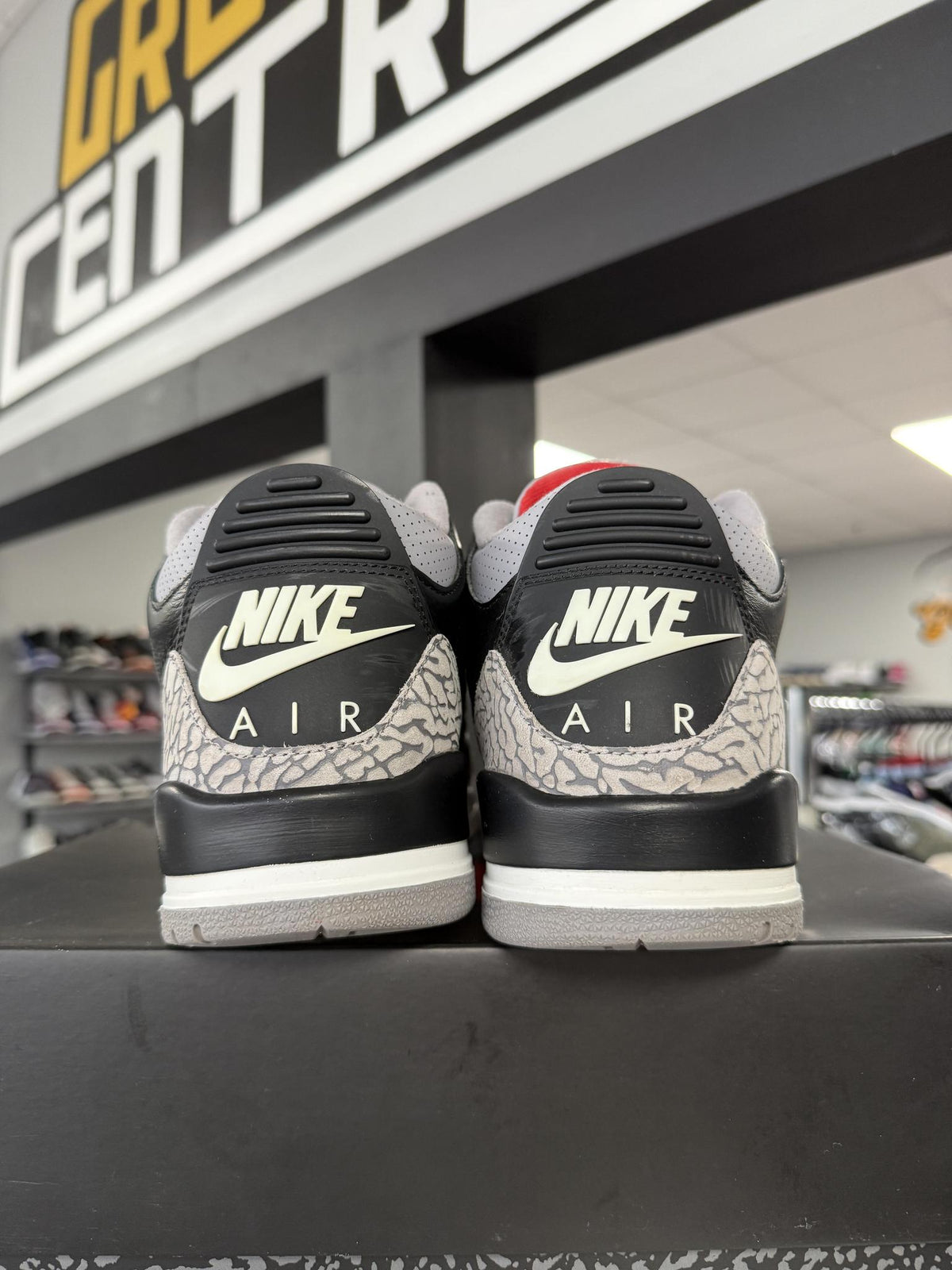 Jordan 3 "Black Cement" Used Size 9