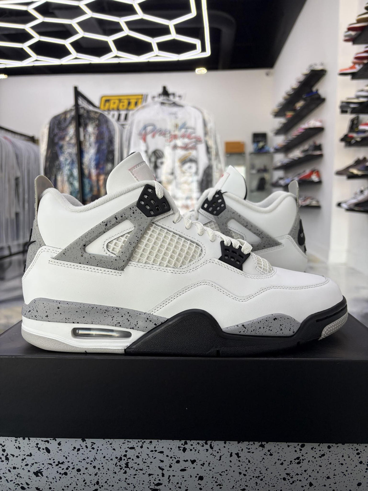 Jordan 4 "White Cement" Used Size 11