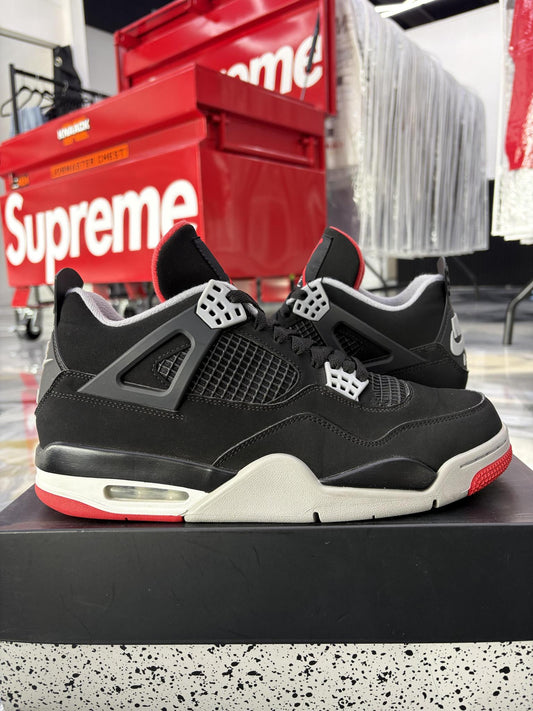Jordan 4 "Bred 2019" Used Size 10.5